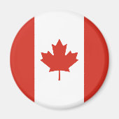 Canadese vlag (Maple Leaf) (Canada) Magneet (Voorkant)
