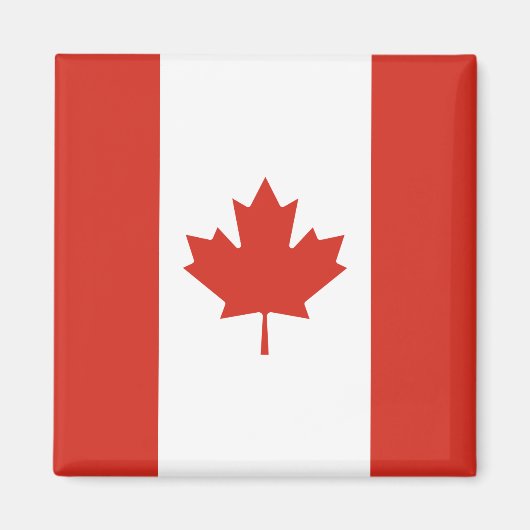 Canadese vlag (Maple Leaf) (Canada) Magneet (Voorkant)