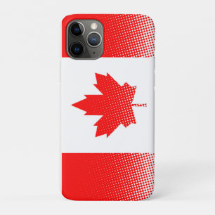Canadese vlag met halftooneffect iPhone 11 pro hoesje