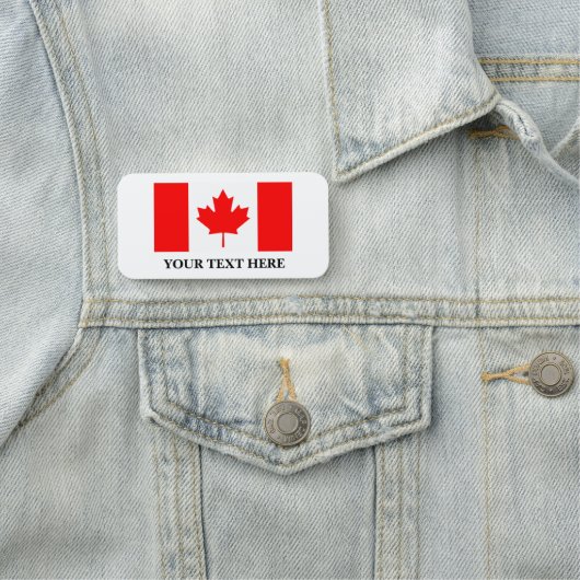 Canadese vlag naam tags (In situ)