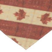 Canadese vlag op binnenberkenbast tafelkleed (Gekanteld)