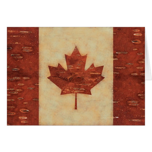 Canadese vlag op binnenste boog (Voorkant Horizontaal)