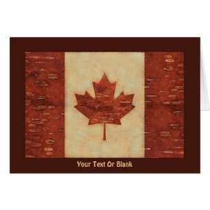 Canadese vlag op binnenste boog