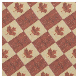 Canadese vlag op binnenste boog stof