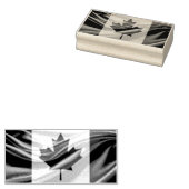 Canadese vlag Patriottisch Canada Maple Leaf Rubberstempel (Gestempeld)