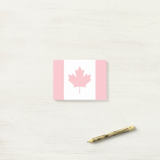 Canadese vlag post-it® notes (Op bureau)