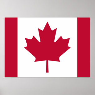 Canadese vlag poster
