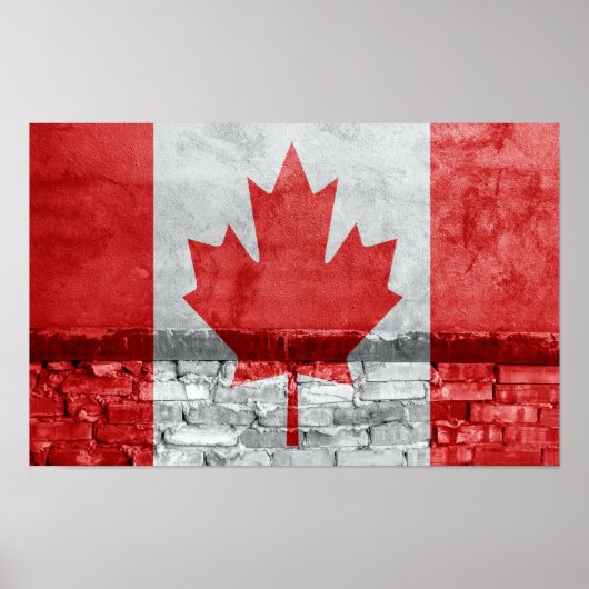 Canadese vlag poster (Voorkant)