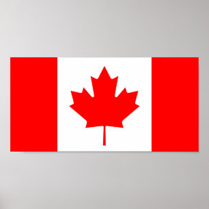 Canadese vlag poster