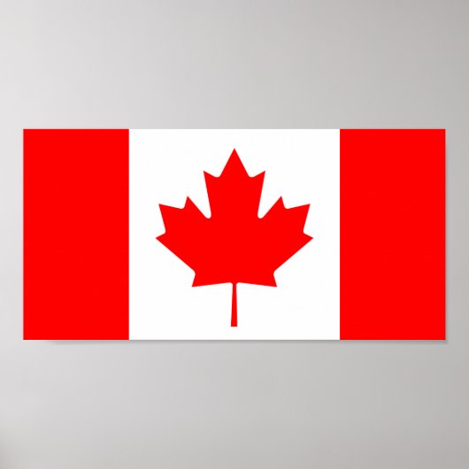 Canadese vlag poster (Voorkant)