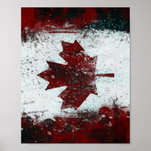 Canadese vlag poster