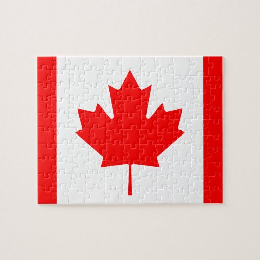 Canadese vlag Puzzel Legpuzzel (Horizontaal)