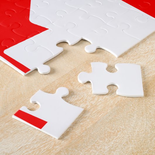 Canadese vlag Puzzel Legpuzzel (Zijkant)