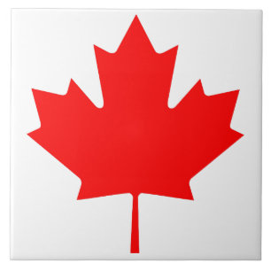 Canadese Vlag Rode Esblad Tegeltje