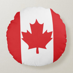Canadese vlag rond kussen