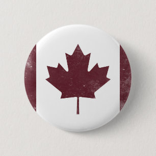 Canadese vlag Ronde Button 5,7 Cm