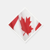 Canadese vlag servet (Hoek)