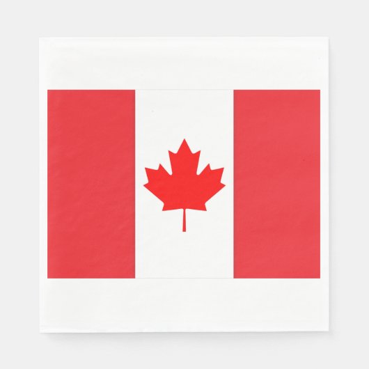 Canadese vlag servet (Voorkant)