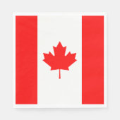 Canadese vlag servet (Voorkant)