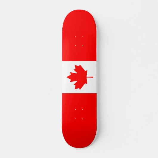 Canadese vlag skateboard (Voorkant)