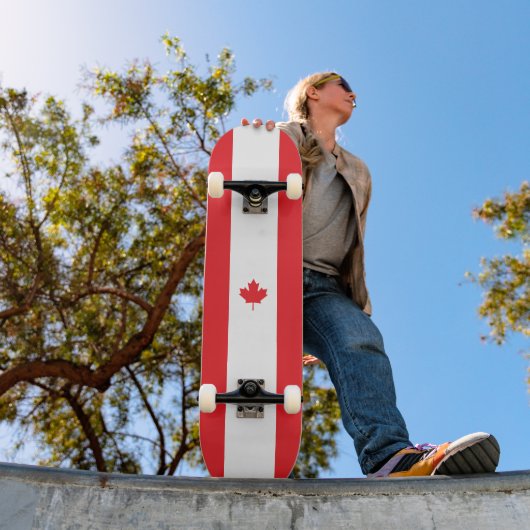Canadese vlag skateboard (Buiten 1)
