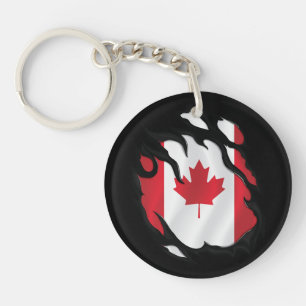 Canadese vlag sleutelhanger
