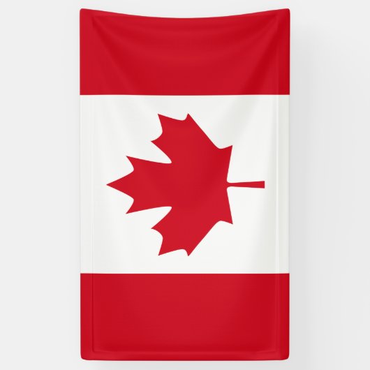 Canadese vlag spandoek (Verticaal)