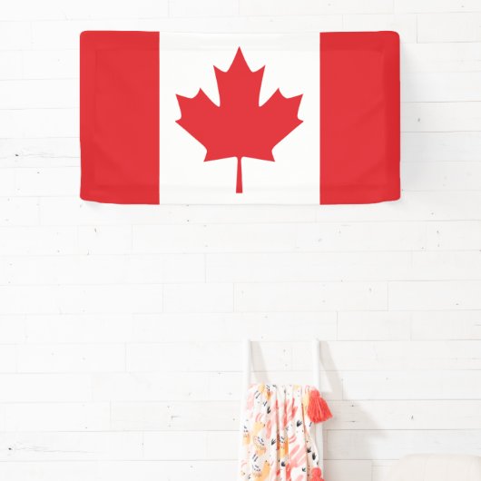 Canadese vlag spandoek (Insitu)