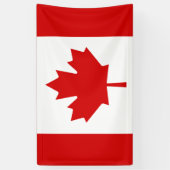 Canadese vlag spandoek (Verticaal)