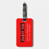 Canadese vlag - Speciaal Bagagelabel (Achterkant verticaal)