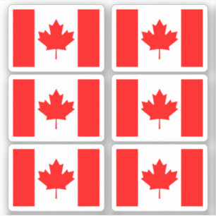 Canadese vlag sticker