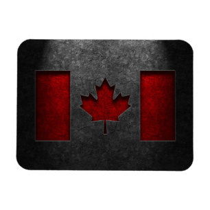 Canadese vlag Stone Texture Magneet