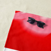 Canadese vlag strandlaken (In situ)