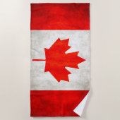 Canadese vlag strandlaken (Voorkant)