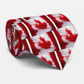 Canadese vlag stropdas (Opgerold)