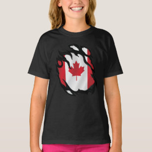 Canadese vlag t-shirt