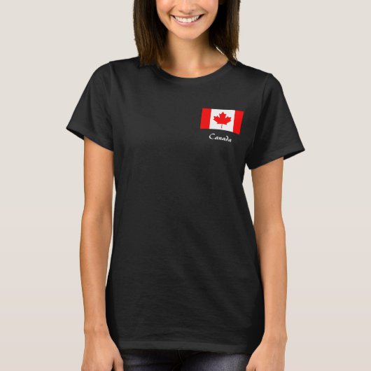 Canadese vlag t-shirt (Voorkant)