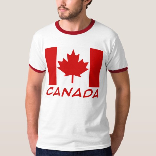 Canadese vlag t-shirt (Voorkant)