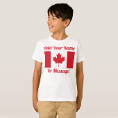 Canadese vlag T-Shirt (Voorkant volledig)