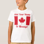 Canadese vlag T-Shirt (Voorkant)