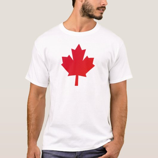 Canadese vlag t-shirt (Voorkant)