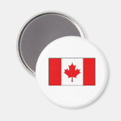 Canadese vlag T-shirts en cadeaus Magneet (Voorkant / Achterkant)
