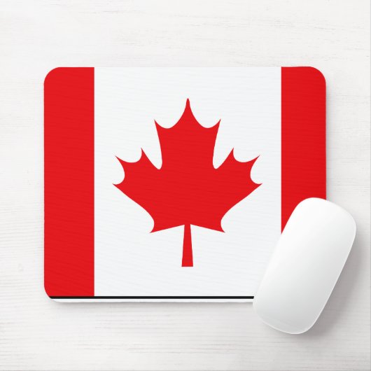 Canadese vlag T-shirts en cadeaus Muismat (Met muis)