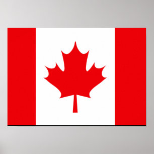 Canadese vlag T-shirts en cadeaus Poster