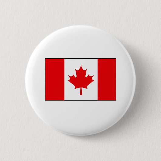 Canadese vlag T-shirts en cadeaus Ronde Button 5,7 Cm (Voorkant)