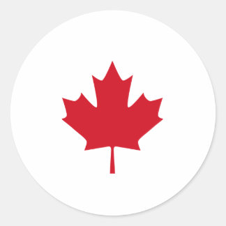 Canadese vlag T-shirts en kleding Ronde Sticker