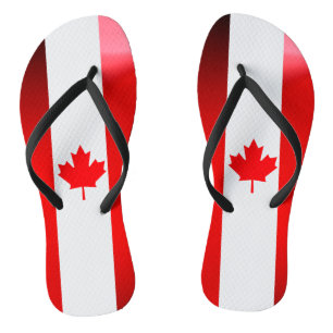 Canadese vlag teenslippers