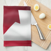 Canadese vlag theedoek (Quarter Fold)