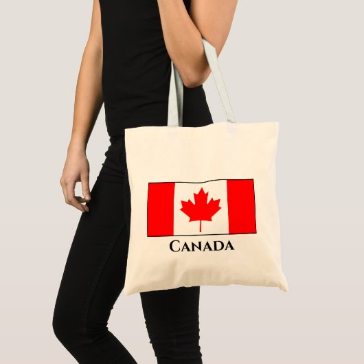 Canadese vlag tote bag (Voorkant (product))