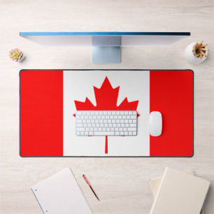 Canadese vlag van Canada aangepaste XL muismat Bureaumat